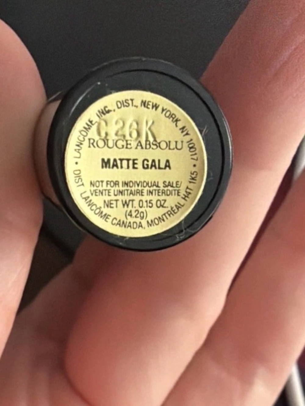 Lancome Rouge Absolu Matte Gala Lipstick - Soft Pink